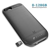 iPhone 7 memory battery Case,2800mAh Juice Pack Slim Protective Charging Case,Portable Charger Built-in 3.5 mm headphone jack for iPhone 7(4.7inch)-Black