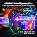 ANEWISH RGB Wired Gaming Mouse, 6 Programmable Buttons, 4800 DPI, 12 Level Adjustable, Ergonomic USB Computer Mice, Optical Gaming Mouse with Fire Button for Windows,32bit iOSthumb 3