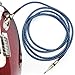 Rig Ninja Instrument Cable by NINJAMUSO, Quality Electric Guitar & Bass Cord for a Clean Clear Tone