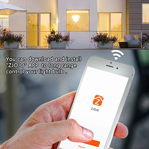 Smart Light Bulb, RGBCW Wi-Fi LED Bulb BR30[12W 1250LM] Dimmable Multicolored Lights, No Hub Required, Compatible with Alexa and Google Home, 100-150W Equivalent - Thumbnail 4