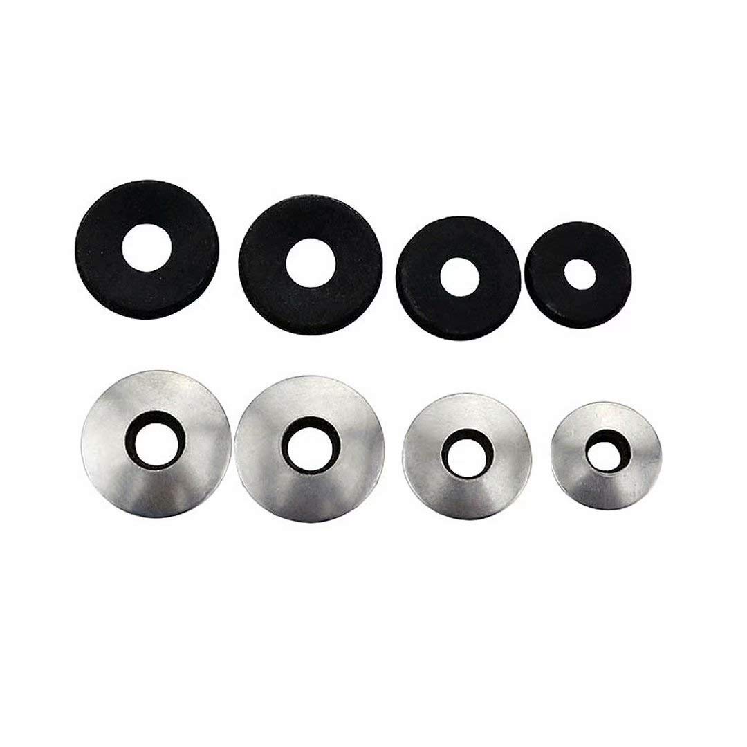 Dreneco M6.3×16 Composite Waterproof Sealing Gasket, Stainless Steel EPDM Bonded Neoprene Washers