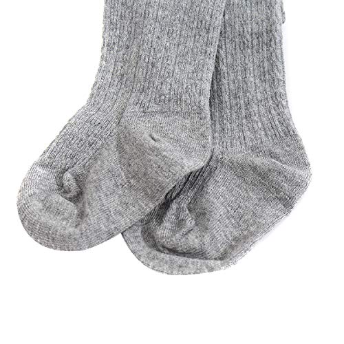 Baby Girls Tights Toddler Boys Tights Leggings Pantyhose Stockings for Infant (Black,white,grey Pack of 3)