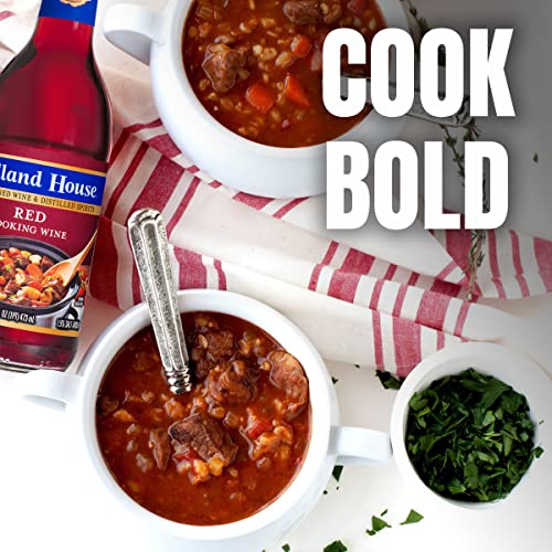 Holland House Red Cooking Wine, Ideal for Cooking, Roasting and