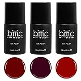 BMC Mix Red and Purple Gel Lacquer Polish Set - Femme Fatale Collection