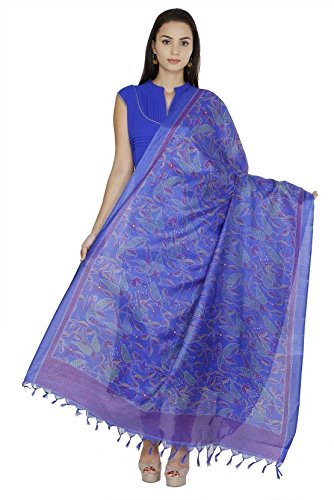 amraoo art silk kanth work printed dupatta