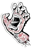 Santa Cruz Screaming Tattoo Hand Skateboard Sticker - Approx 15cm high. skate surf snow bmx guitar
