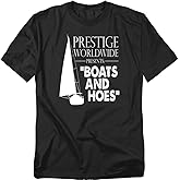 Popfunk Boats and Hoes T Shirt – Funny Movie Quote Tee for Men or Women, Unisex Adult