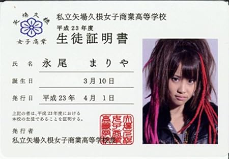 Amazon Co Jp Akb48 マジすか学園2 手帳 永尾まりや 学生証 おもちゃ 通販