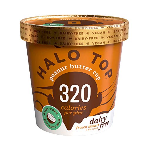 Halo Top, Dairy-Free Peanut Butter Cup, Pint (8 count)