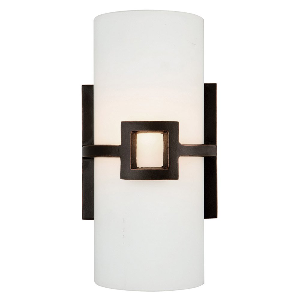 Design House 514604 Monroe 1 Light Wall Light, Oil Rubbed Bronze