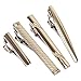 BMC 4pc Metal Alloy Mens Luxury Fashion Necktie Clips Bar Mix Variety Set