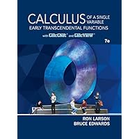 Calculus of A Single Variable, Seventh Edition: Ron Larson, Robert P ...