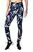 Neonysweets Womens Printed Yoga Pants Active Workout Leggings Stretch Tights M