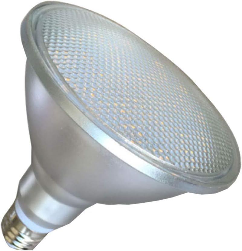 YAKAiYAL 15W E27 PAR38 LED Light Bulbs Waterproof IP65 Reflector Spotlight Bulb 220V Warm White 3000K 120 Degrees 1-Pack (Not Dimmable)
