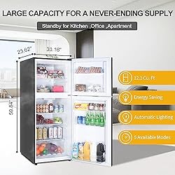 Frestec 12.1 CU' Refrigerator with