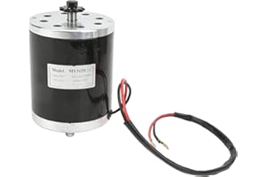 WXCHISU High Speed Brushed Motor for Electric Bike, Aluminum Alloy Body, 48V 500W, All Copper Coils, Easy Install for DIY Ele