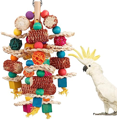 lovyoCoCo Corn Cob Bird Toy