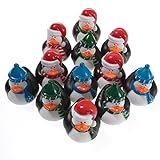Holiday Penguin Rubber Ducks