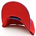 L.O.G.A. Plain Adjustable Snapback Hats Caps (Many Colors). Red/Blue