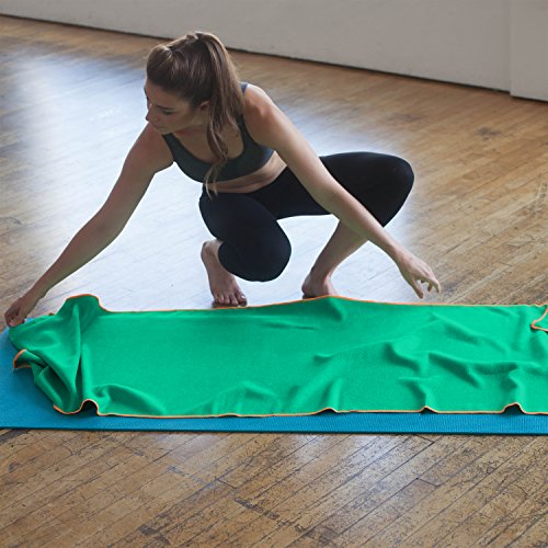 Yoga Towel Classic - 100% Microfiber Yoga Mat Towels - Without Silicone Backing - Absorbent - Thin - Lightweight - Durable - Multiple Sizes and ColorsÂ -Â 26" x 72"