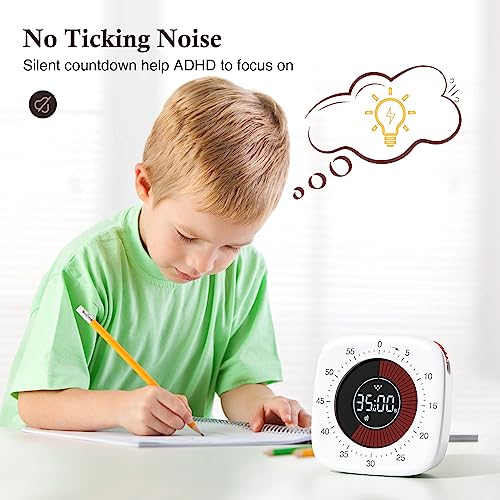 Visual Timer for Kids Classroom Timers 60 Minute Rechargeable
