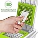 Vegetable Chopper - LOVKITCHEN Vegetable Grater with 11 Interchangeable Stainless Steel Blades - Heavy Duty Multi Fruit Cheese & Onion Chopper Dicer Kitchen Cutter