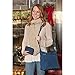 Travelon Anti-Theft Square Crossbody and Wallet Set - Medium RFID Lined Handbag for Travel & Everyday - (Dark Bordeaux/Dusty Rose Interior)