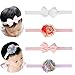 Qino Baby Girl Headbands Multi-Styles Flower and Bow HairBands,Newborn Infant Hair Accessories