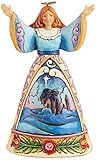 Jim Shore for Enesco Heartwood Creek 4.75-Inch Nativity Angel Figurine, Mini