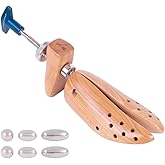 FootFitter Premium Professional 2-Way Shoe Stretcher for Men & Women, Expands Length & Width, Heavy Duty Wood & Steel Design