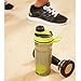 Rubbermaid Shaker Cup for Protein Shakes - 20-Ounce Protein Shaker Bottle for Mixing Whey Protein Powder, Juice, and Smoothies - BPA-Free, Comes with Finger Loop and Blender Paddle Ball - Green,Black