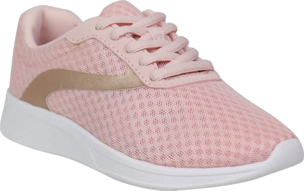 Buy Athletic Works Girls Lightweight Mesh Jogger Shoes Pink with Gold