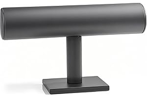 ChezMax Necklace Jewelry Display Jewelry Stand Hovering T-Bar Bracelet Holder for Home Organization