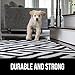 GORILLA GRIP Strong Rug Pad Gripper, 5x8 FT, US Designed, Grips Keep Area Rugs Safe and in Place, Thick Slip and Skid Resistant Pads for Hard Floors, Under Carpet Mat Cushion and Hardwood Protection