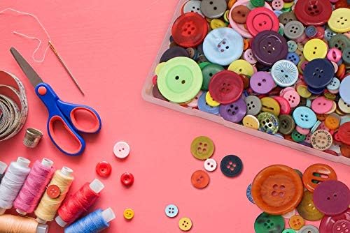 Colorful DIY resin buttons in various shades, priced at $7.49.
