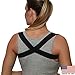 Posture Corrector Brace/Wear 15 Minutes A Day to Impove Posture Posturific Brace - Available in Colors and Sizes (Black Large)