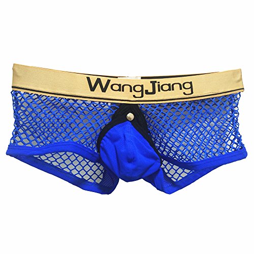 Anun men s hollow out boxer brief buckled pouch underwe…