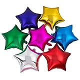 50pcs/lot 18 Inch Star Shape Foil Balloon Helium