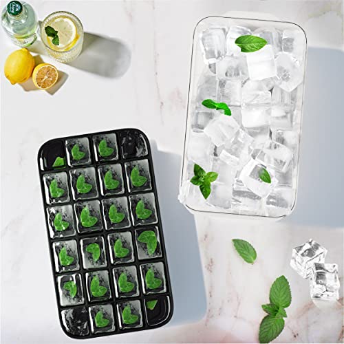Ice Cube Tray with Lid and Bin, ROTTAY Ice Trays for Freezer, Easy