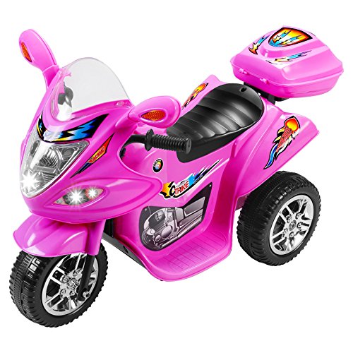 Pink 6V Kids Ride on Motorcycle Toy Battery Powered Electric Remote