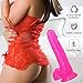 8 inch Crystal Jelly Dildo Realistic Penis Dual Lady Masturbation Layer Silicone Stimulator Ballsy Dong Cock Adult Sex Toys with Suction Cup, Vaginal Stimulate Toy