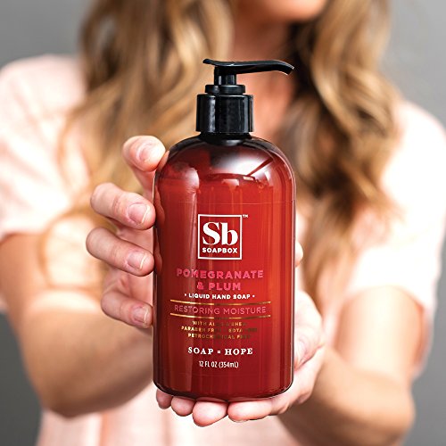 SoapBox Soaps Hand Soap, Pomegranate & Plum, 3 Count