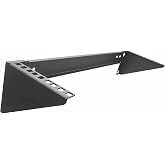 TECHTOO 3U Vertical Wall Mount Patch Panel Bracket Server Rack - Steel | Networking Euipement Rack for 19" Network, Server and Data Equipment