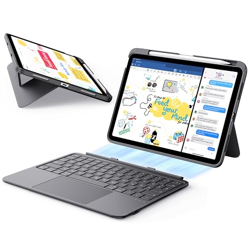 ESR für iPad 11 (A16) / 10 Gen Hülle mit Tastatur, Ultraleichte
