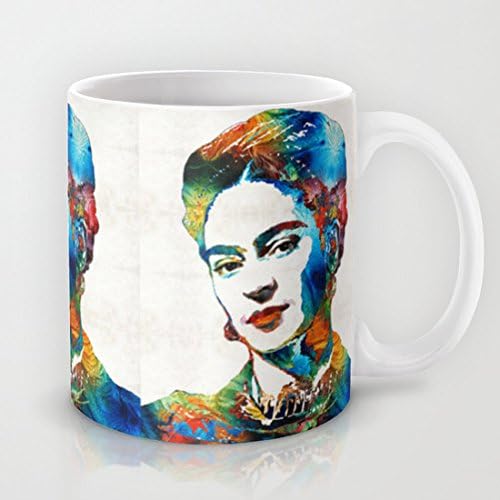 Frida Kahlo Art - Viva La Frida - By Sharon Cummings Personalized Mug Classic Ceramic Material Coffee or Tea Cup