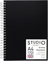 Artway Studio A4 Portrait Sketchbook 48 Pages 170gsm Spiral Bound