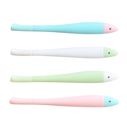  Baobao 4pcsset Cartoon Rabbit Cat Fish Gel Ink