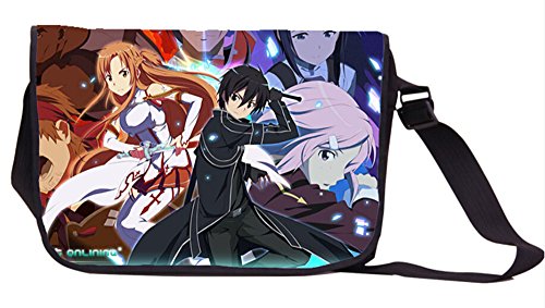 Siawasey Sword Art Online Anime Kirigaya Kirito Messenger Bag Backpack Shoulder Bag - Image 37