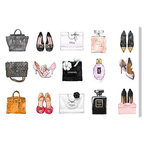 Fashion chart by oliver gal | contemporary premium canv…