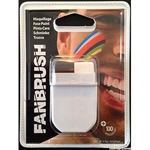 1000 Flags Hull Rugby League Club – Pintura para Rostro, Color Blanco y Negro